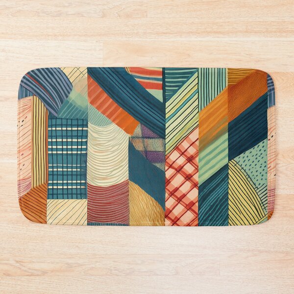Item preview, Colorful retro pattern design designed and sold by Photopat.