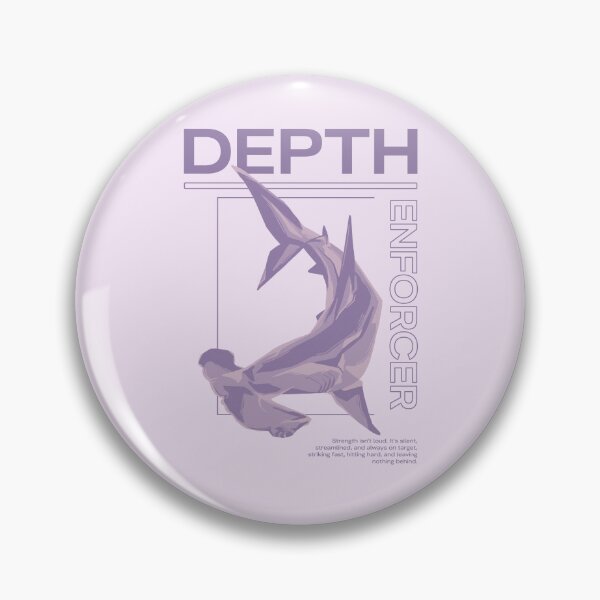 Item preview, Depth Enforcer Hammerhead Shark Purple designed and sold by Duckittyu.