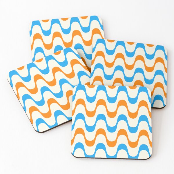 Item preview, Colorful Waves Ornament designed and sold by missbobbit.