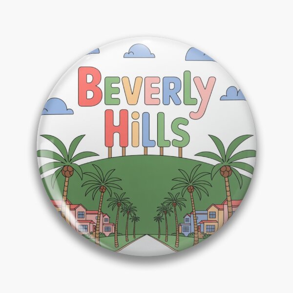 Item preview, Cartoon Beverly Hills designed and sold by ArtQueen777.