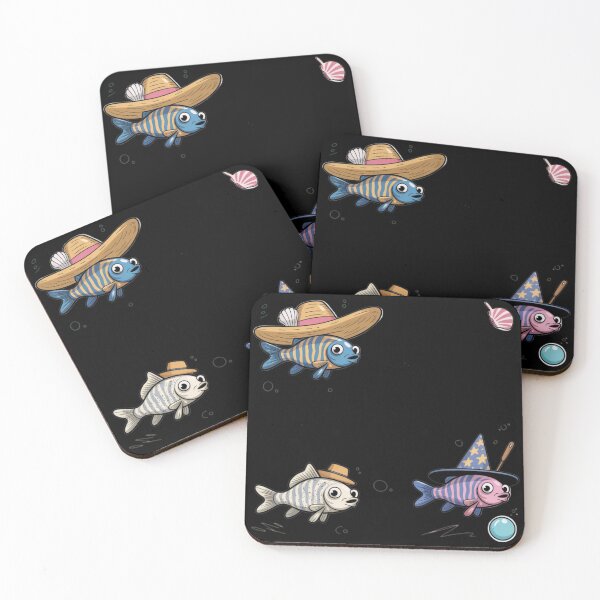 Item preview, Cute Zebrafish with hats designed and sold by DamioPolArt.