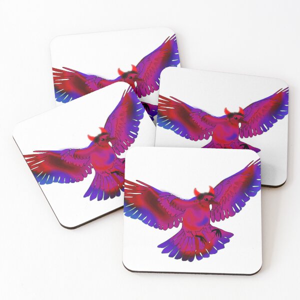 Item preview, Soaring Bird Wearing Devil Horns – animalzinhats designed and sold by Ashley’sAnimalz.