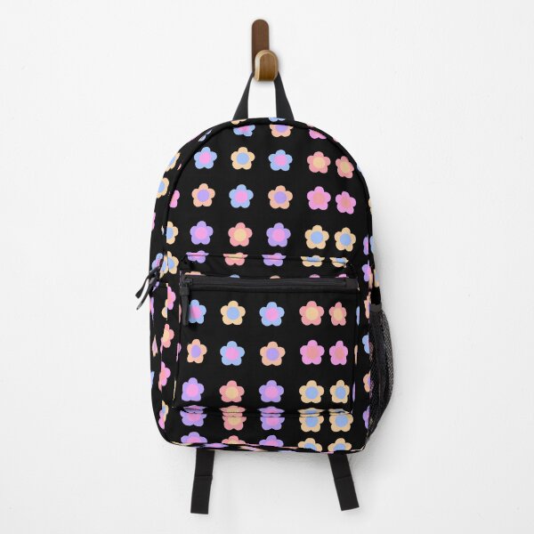 Item preview, Cute flat design of colorful flowers: red, yellow, orange, blue, purple, green, pink. designed and sold by Grin Katalina Floral Patterns & Cozy Art.