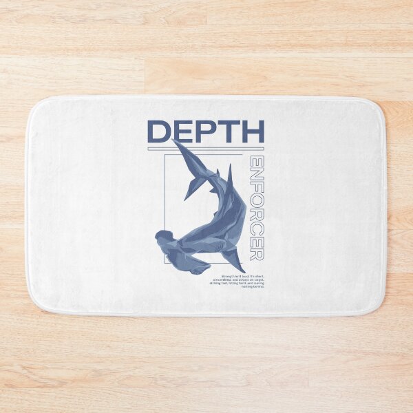 Item preview, Depth Enforcer Hammerhead Shark Blue designed and sold by Duckittyu.