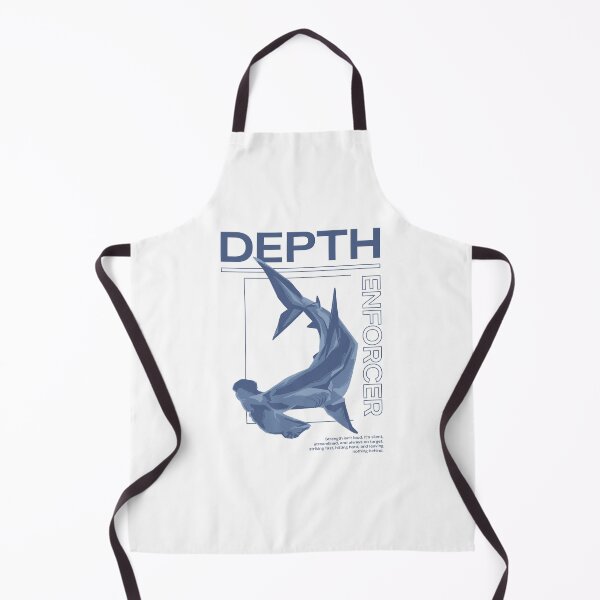 Item preview, Depth Enforcer Hammerhead Shark Blue designed and sold by Duckittyu.