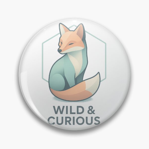 Artikelvorschau, Wild & Curious – Geometric Pastel Fox entworfen und verkauft von Printiq.