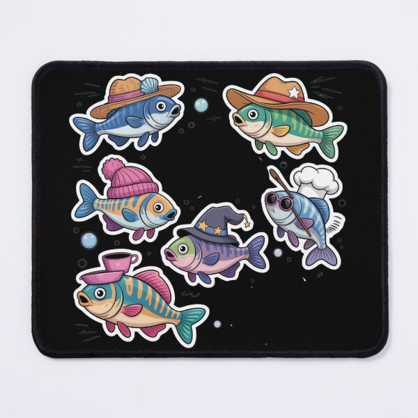 Item preview, Funny Zebrafish with hats designed and sold by DamioPolArt.