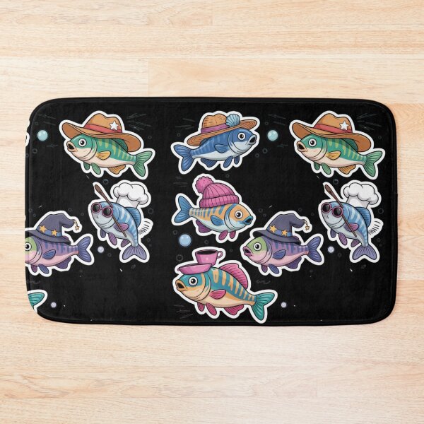 Item preview, Funny Zebrafish with hats designed and sold by DamioPolArt.