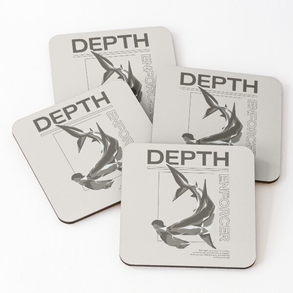 Item preview, Depth Enforcer Hammerhead Shark Grey designed and sold by Duckittyu.