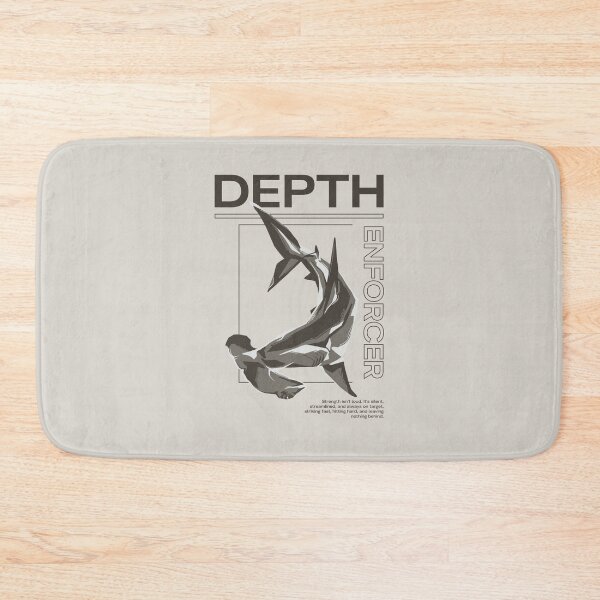 Item preview, Depth Enforcer Hammerhead Shark Grey designed and sold by Duckittyu.
