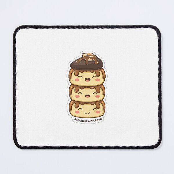 Item preview, the pancake trio look designed and sold by cute-stickers10.