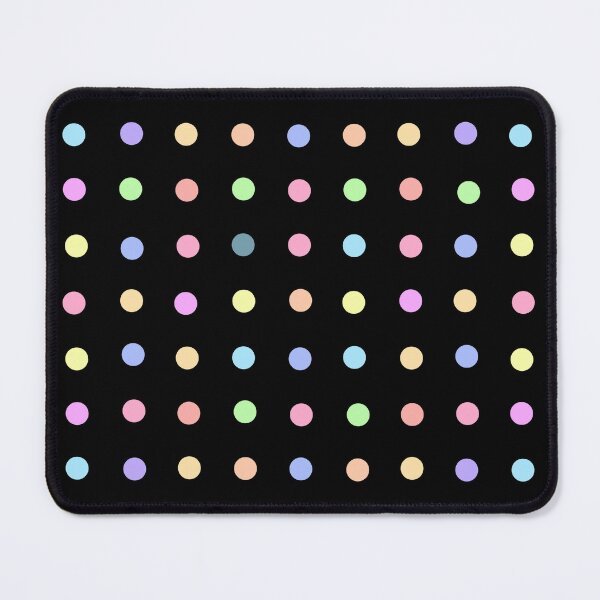 Item preview, textured multicolored background with hand-drawn polka dots. Multicolored flat pots: purple, red, yellow, blue, green designed and sold by Grin Katalina Floral Patterns & Cozy Art.