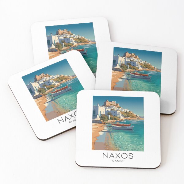 Item preview, A Vintage Travel Illustration of the Naxos - Greece  designed and sold by GoodOldVintage.