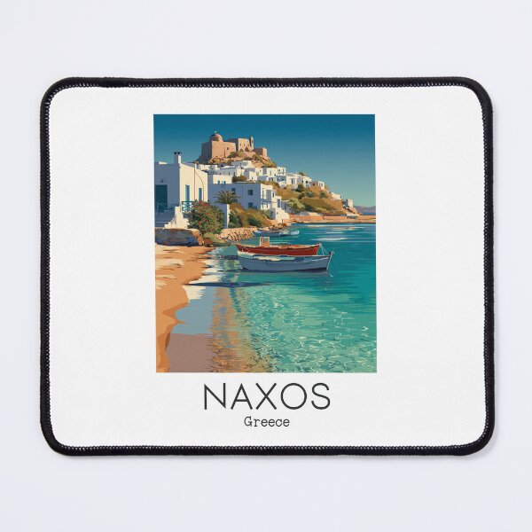 Item preview, A Vintage Travel Illustration of the Naxos - Greece designed and sold by GoodOldVintage.