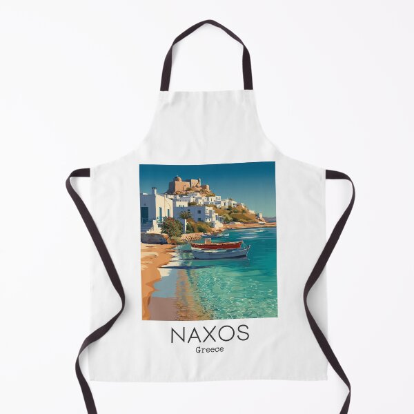 Item preview, A Vintage Travel Illustration of the Naxos - Greece designed and sold by GoodOldVintage.