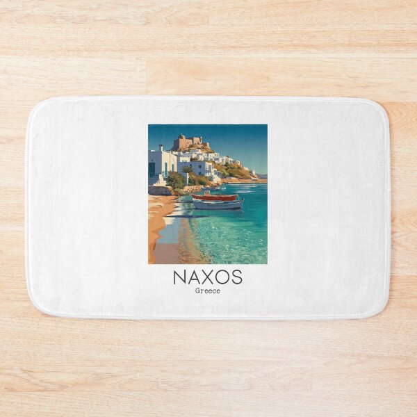Item preview, A Vintage Travel Illustration of the Naxos - Greece  designed and sold by GoodOldVintage.