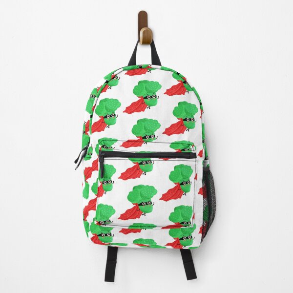 Item preview, Flying red broccoli superhero designed and sold by creatyrunsfree.