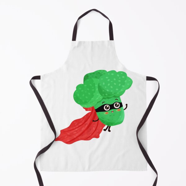 Item preview, Flying red broccoli superhero designed and sold by creatyrunsfree.