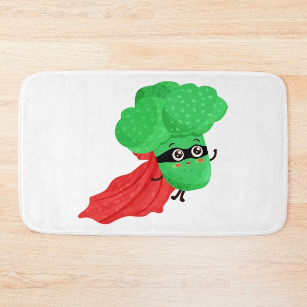 Item preview, Flying red broccoli superhero designed and sold by creatyrunsfree.