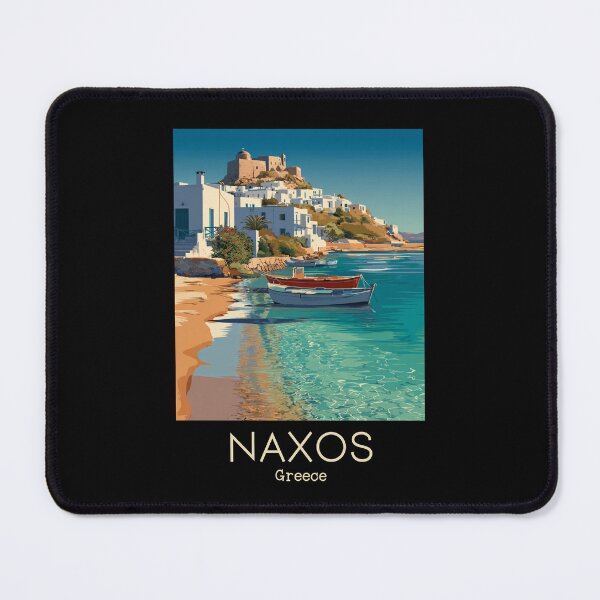 Item preview, A Vintage Travel Illustration of the Naxos - Greece designed and sold by GoodOldVintage.
