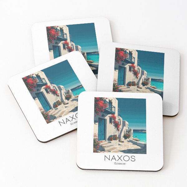Item preview, A Vintage Travel Illustration of the Naxos - Greece  designed and sold by GoodOldVintage.
