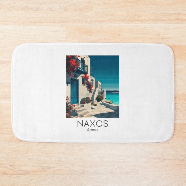 Item preview, A Vintage Travel Illustration of the Naxos - Greece  designed and sold by GoodOldVintage.