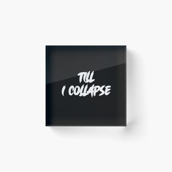 Item preview, Badass Gym Quote | Till I Collapse designed and sold by typoinspired.