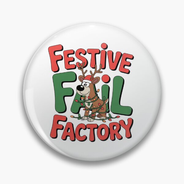 Item preview, Festive Fail Factory – Funny Reindeer Christmas Lights designed and sold by ArtByYunus.