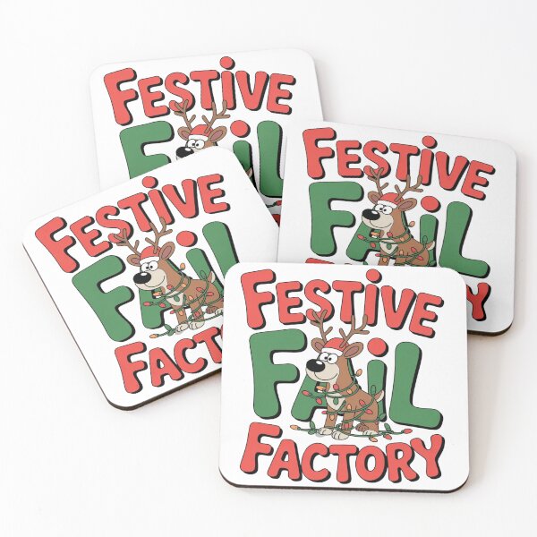 Item preview, Festive Fail Factory – Funny Reindeer Christmas Lights designed and sold by ArtByYunus.