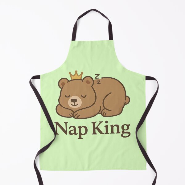 Item preview, Nap King – Sleeping bear with crown designed and sold by domi199834.
