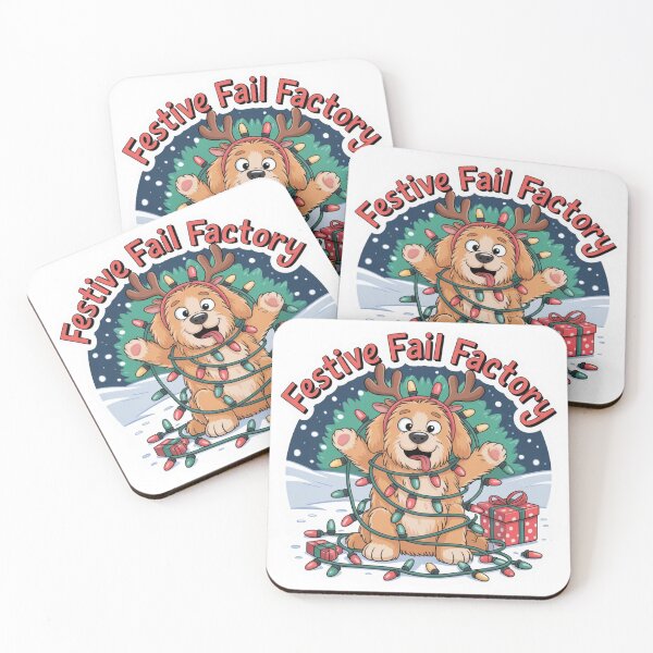 Item preview, Festive Fail Factory – Funny Reindeer Christmas Lights designed and sold by ArtByYunus.