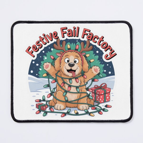 Item preview, Festive Fail Factory – Funny Reindeer Christmas Lights designed and sold by ArtByYunus.