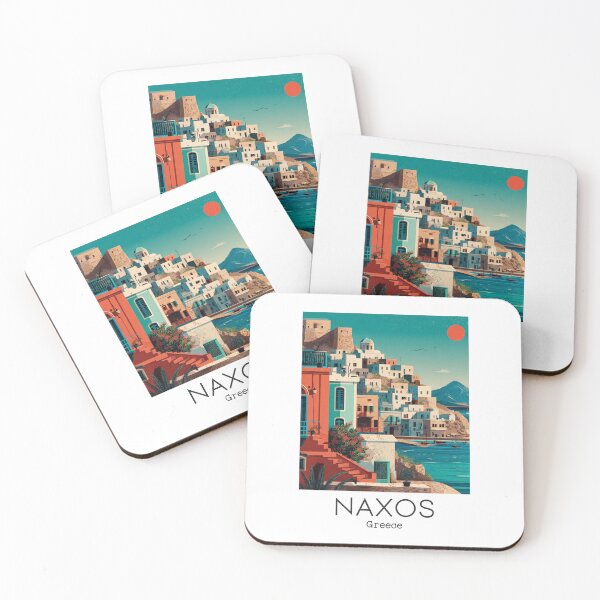 Item preview, A Vintage Travel Illustration of the Naxos - Greece  designed and sold by GoodOldVintage.