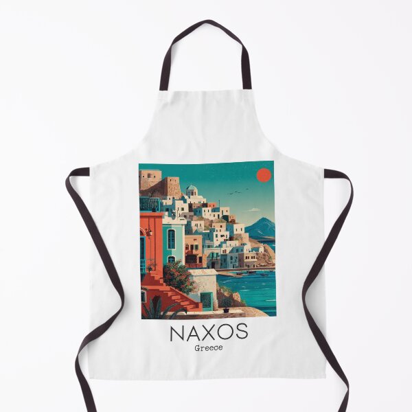Item preview, A Vintage Travel Illustration of the Naxos - Greece designed and sold by GoodOldVintage.
