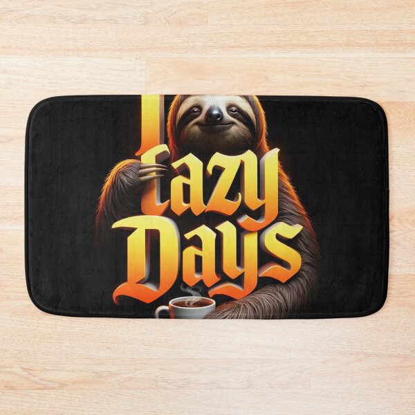 Item preview, I Love Lazy Days sloth design designed and sold by Vintage Designs +.