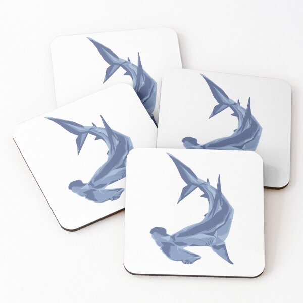 Item preview, Hammerhead Shark Blue designed and sold by Duckittyu.