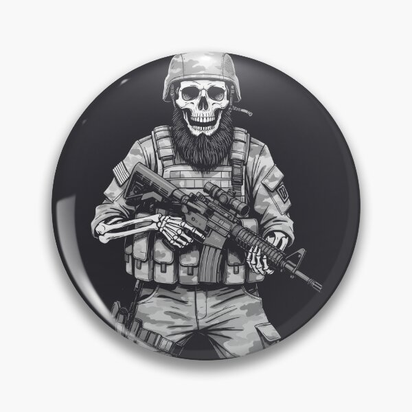 Item preview, Military Skeleton Soldier  designed and sold by CreepyCornerArt.