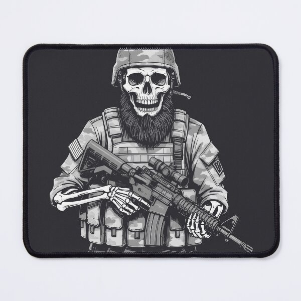 Item preview, Military Skeleton Soldier designed and sold by CreepyCornerArt.