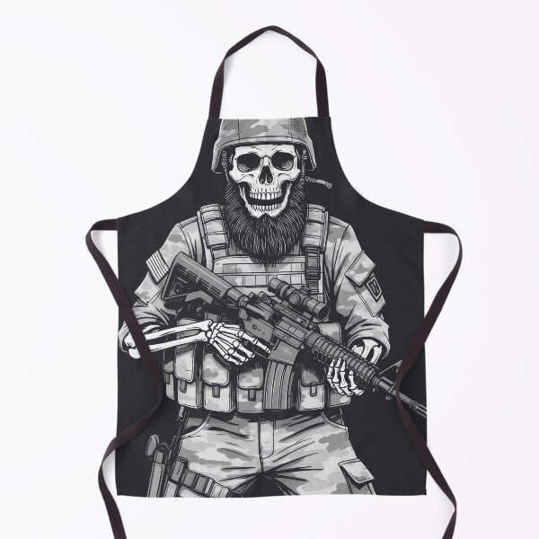 Item preview, Military Skeleton Soldier designed and sold by CreepyCornerArt.