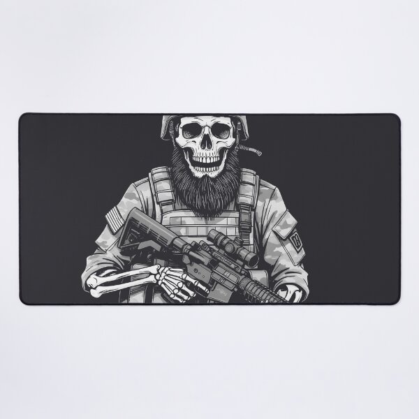 Item preview, Military Skeleton Soldier designed and sold by CreepyCornerArt.