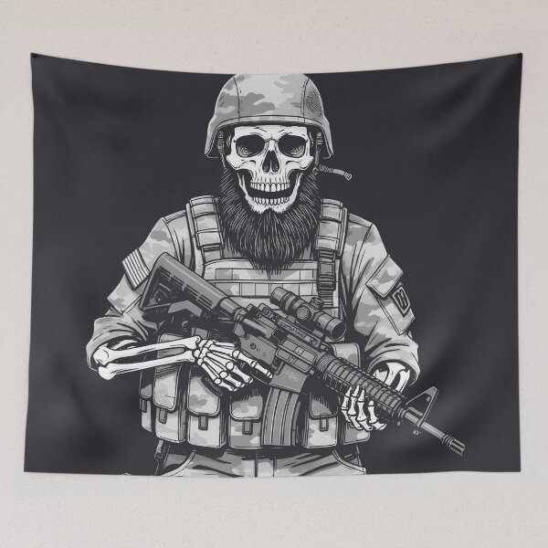 Item preview, Military Skeleton Soldier  designed and sold by CreepyCornerArt.