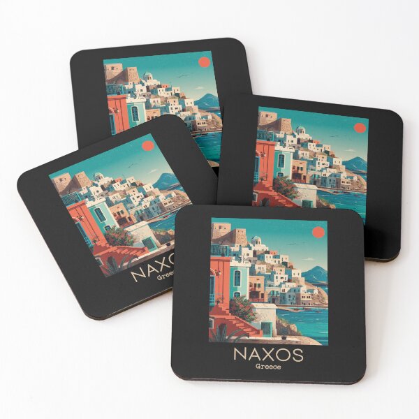 Item preview, A Vintage Travel Illustration of the Naxos - Greece  designed and sold by GoodOldVintage.