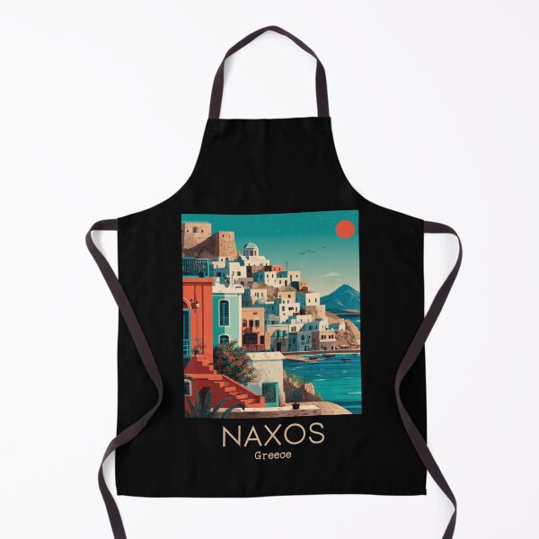 Item preview, A Vintage Travel Illustration of the Naxos - Greece designed and sold by GoodOldVintage.