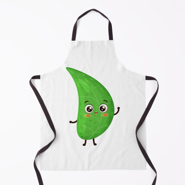 Item preview, Cartoon character happy basil leaf designed and sold by creatyrunsfree.