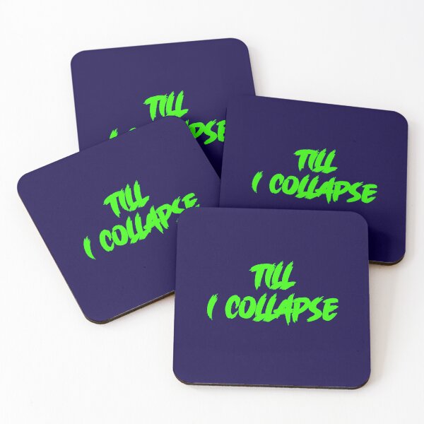 Item preview, Badass Gym Quote | Till I Collapse designed and sold by typoinspired.