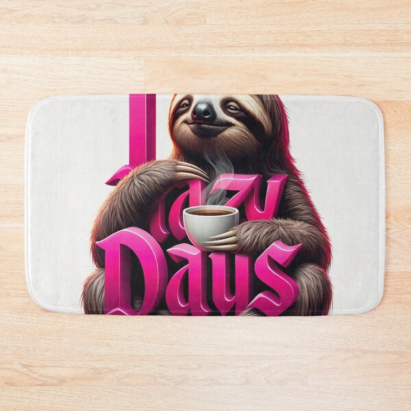 Item preview, I Love Lazy Days sloth design designed and sold by Vintage Designs +.