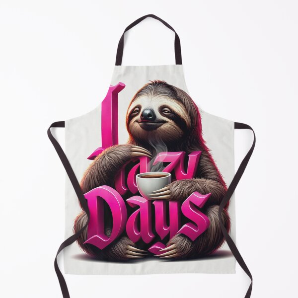 Item preview, I Love Lazy Days sloth design designed and sold by Vintage Designs +.