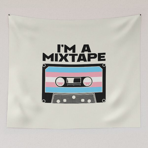 Item preview, Im a Mixtape Retro Cassette Vintage Vibes Bold Typography designed and sold by EmeraldeaArt.