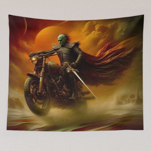 Item preview, Warlord of the Red Sands – Alien Knight on an Iron Steed designed and sold by Ghost Archer Illusions.