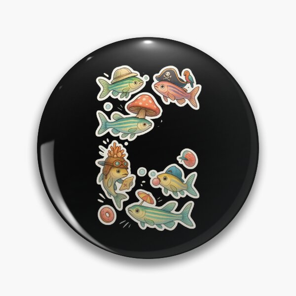 Item preview, Zebrafish with hats - danio fish designed and sold by DamioPolArt.
